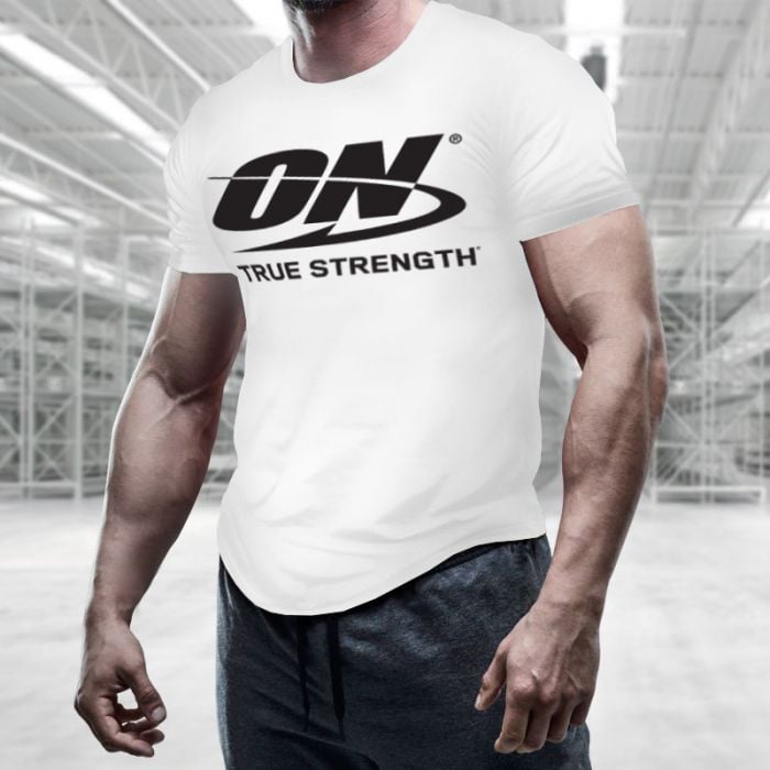 Optimum Nutrition Men´s T-shirt True Strength White