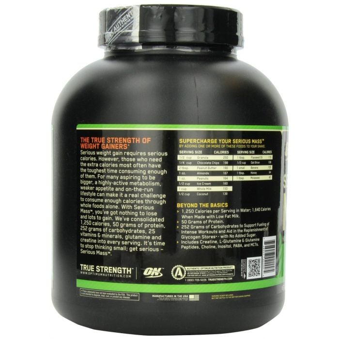 Serious Mass - Optimum Nutrition 2720 г - ваниль