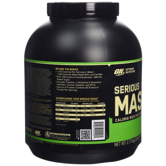 Serious Mass - Optimum Nutrition 2720 г - ваниль