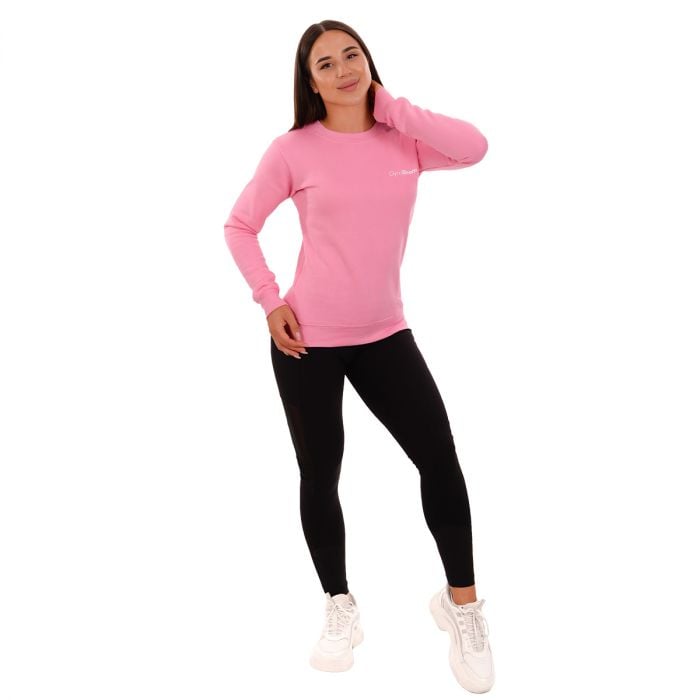 Женская толстовка Basic Baby Pink - Gymbeam XXL