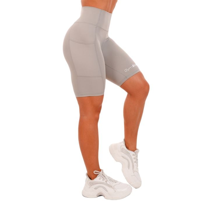 Женские шорты Biker серые - GymBeam S