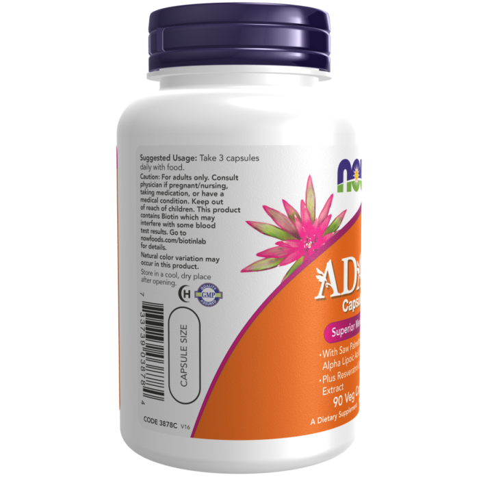 Мультивитамин ADAM™ для мужчин - NOW Foods 90 капс