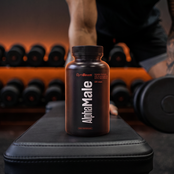 Тестобустер AlphaMale - GymBeam 120 капс