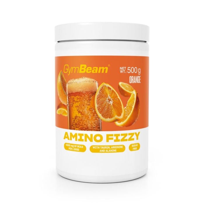 Шипучие аминокислоты Amino Fizzy - GymBeam 500 г - апельсин