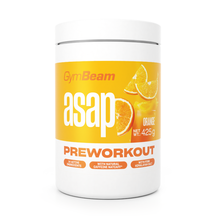 Предтренировочный комплекс ASAP - GymBeam 425 g - апельсин