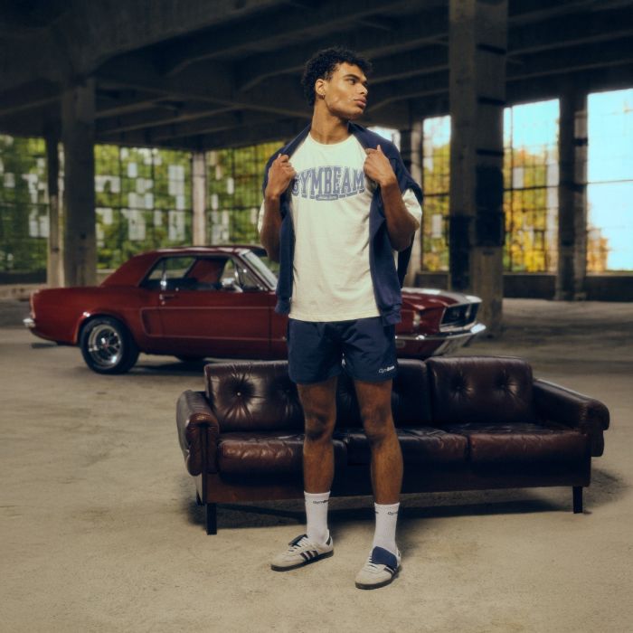 Футболка Athletic Society айворі - GymBeam XL