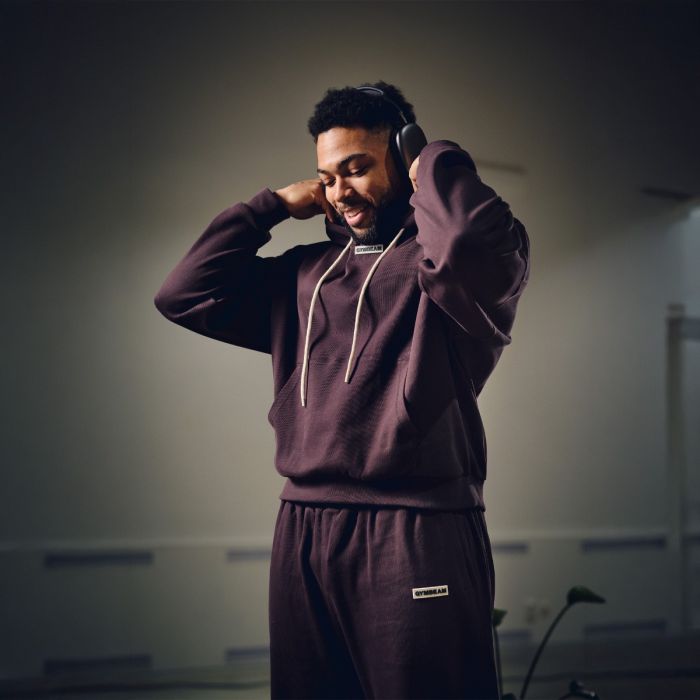 Худі Aura коричневе - GymBeam L