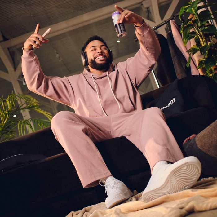 Спортивні штани Aura попелясті - GymBeam XXL