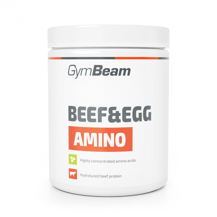 Амінокислоти Beef & Egg 500 табл - GymBeam