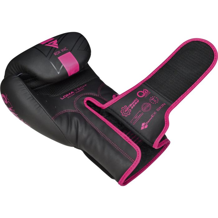 Боксерські рукавиці F6 Kara рожеві - RDX 14 OZ