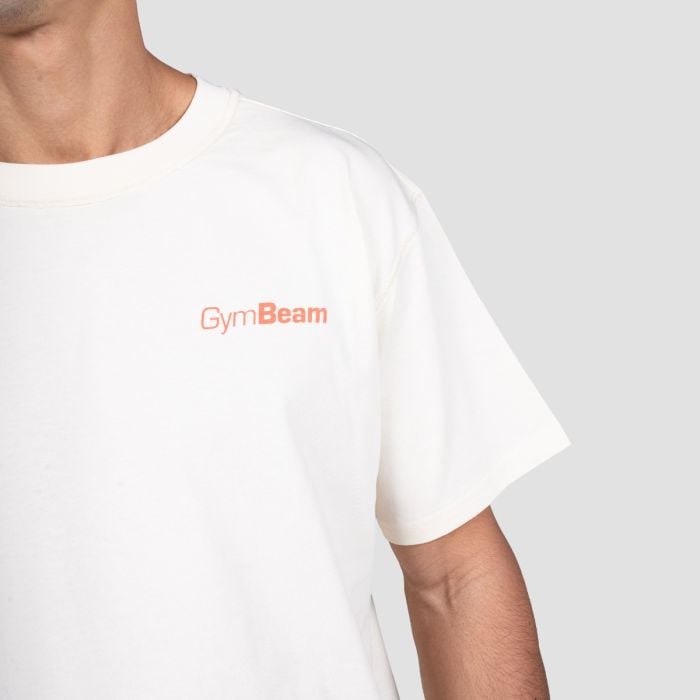 Футболка Будапешт кремовая - GymBeam XXL