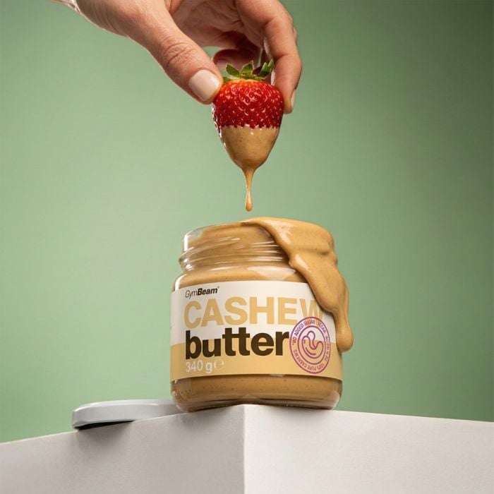 Кешью паста - GymBeam 340 г - кремовый