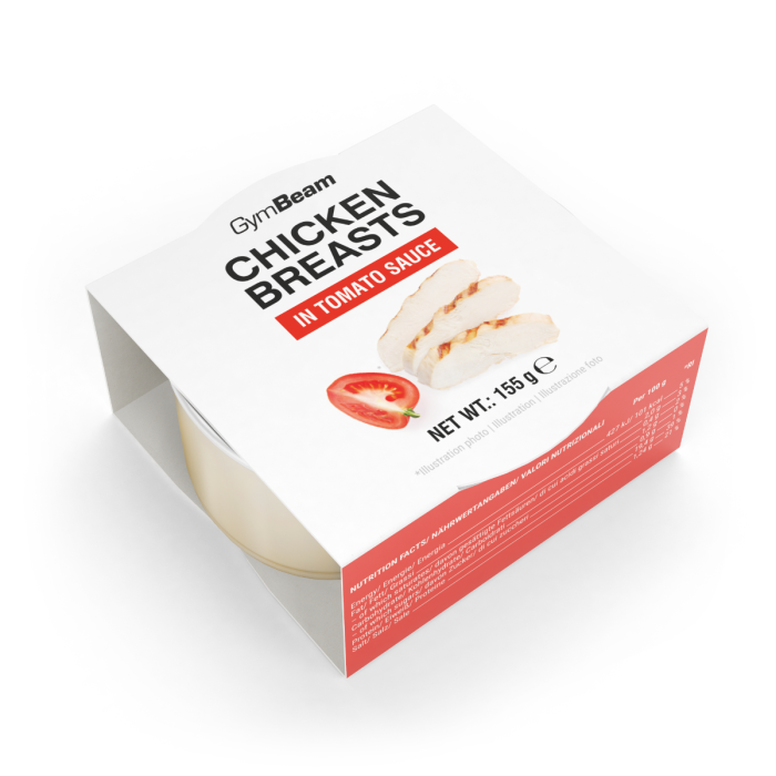 Куриная грудка в томатном соусе - GymBeam 12 x 155 g