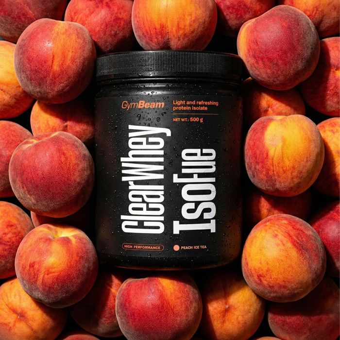 Clear Whey IsoFue - GymBeam 500 г - холодний персиковий чай