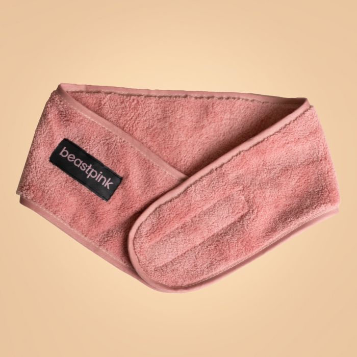 Косметическая повязка на голову розовая - BeastPink single_variant