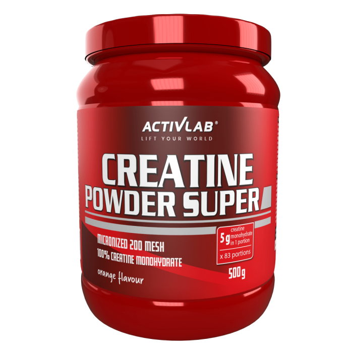 Creatine Powder Super - ActivLab 500 g - orange