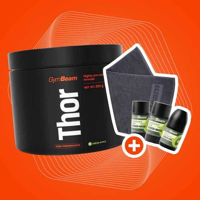 Thor - GymBeam 210 г - зелене яблуко