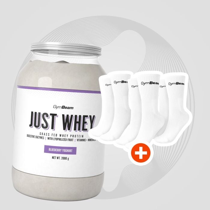 Протеїн Just Whey з молока корів вільного випасу - GymBeam 1000 г - шоколадний коктейль - 00