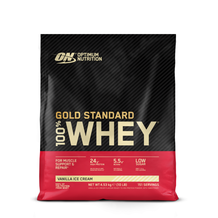 100% Whey Gold Standard - Optimum Nutrition 450 g - подвійний насичений шоколад