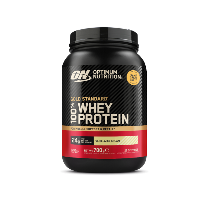 100% Whey Gold Standard - Optimum Nutrition 450 g - подвійний насичений шоколад