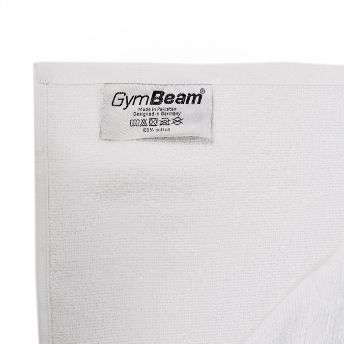Полотенце для спортзала белое - GymBeam single_variant