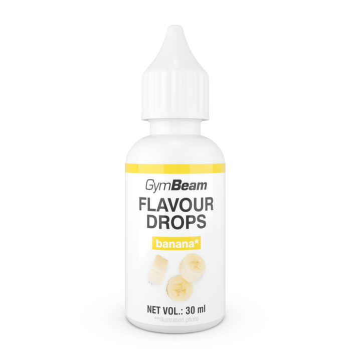 Смакові краплі - GymBeam 30 ml - банан