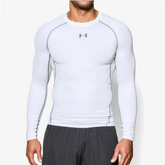 HG Armour LS White - Under Armour