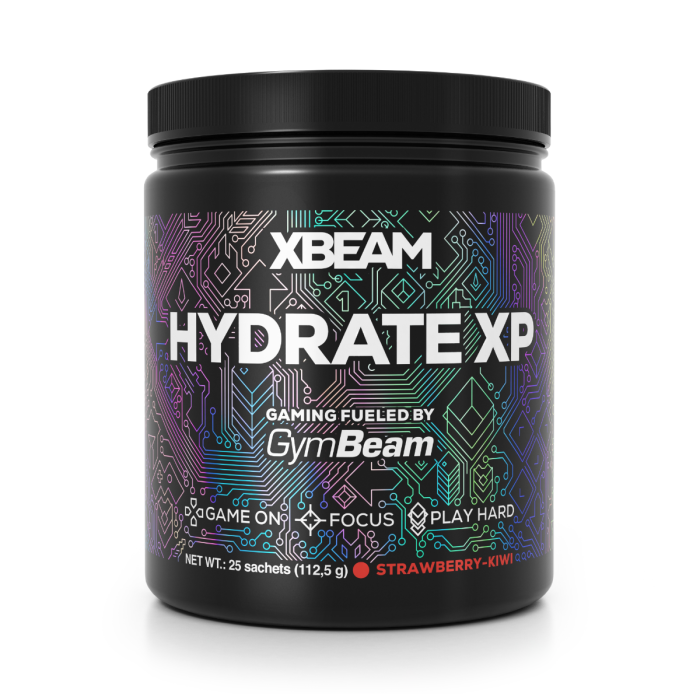 XBEAM Hydrate XP - GymBeam клубника - киви - 112,5 g