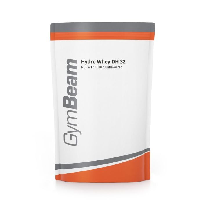 Протеїн Hydro Whey DH 32 - GymBeam 1000 г - без смакових добавок