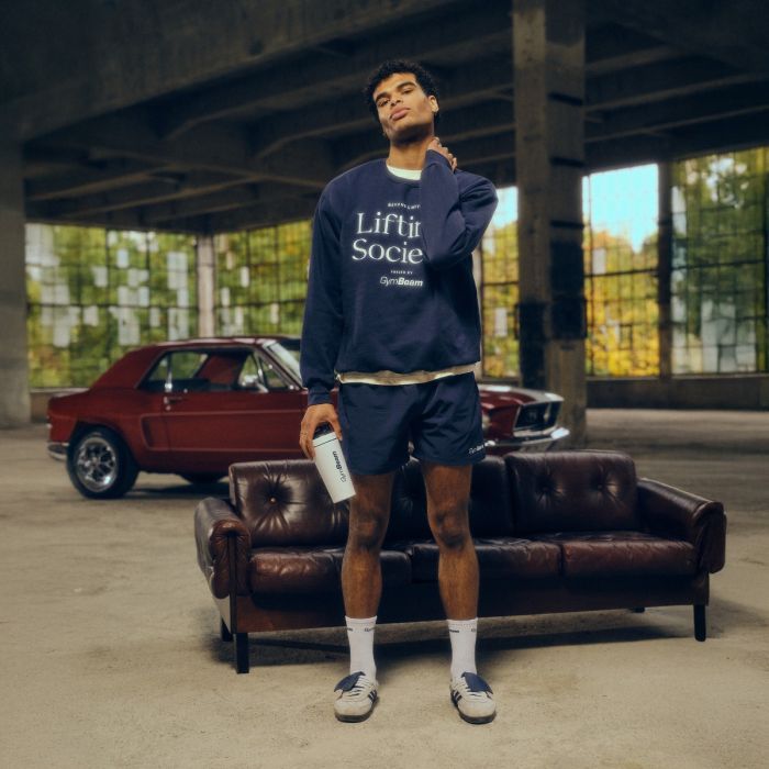 Світшот Lifting Society нічний синій - GymBeam M