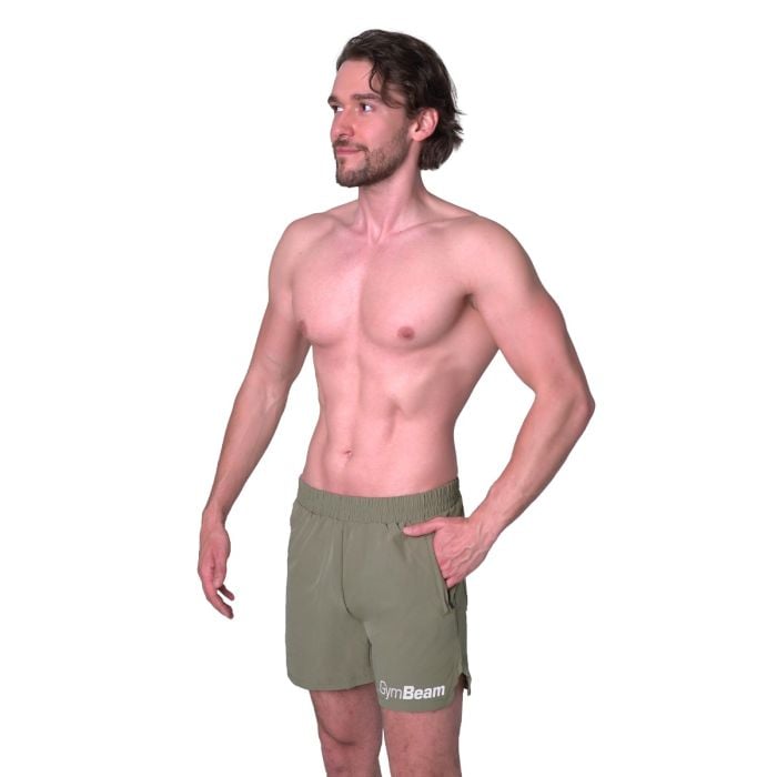 Шорти Light Essence зеленые - GymBeam L