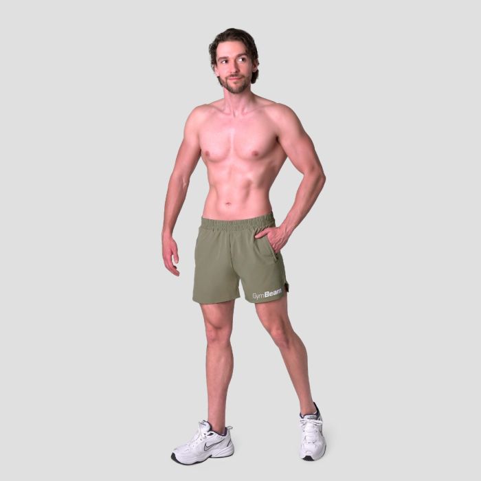 Шорти Light Essence зеленые - GymBeam L