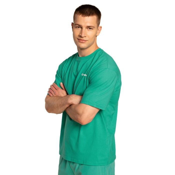 Мужская футболка Oversized Limitless лагуна - GymBeam XXXL