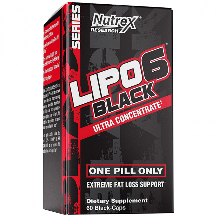 Lipo 6 Black Ultra Concentrate 60 капсул - Nutrex