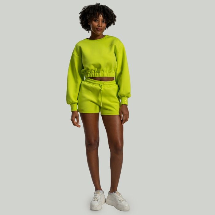 Жіночий джемпер Lunar Cropped насичений лайм Chartreuse - STRIX XXL