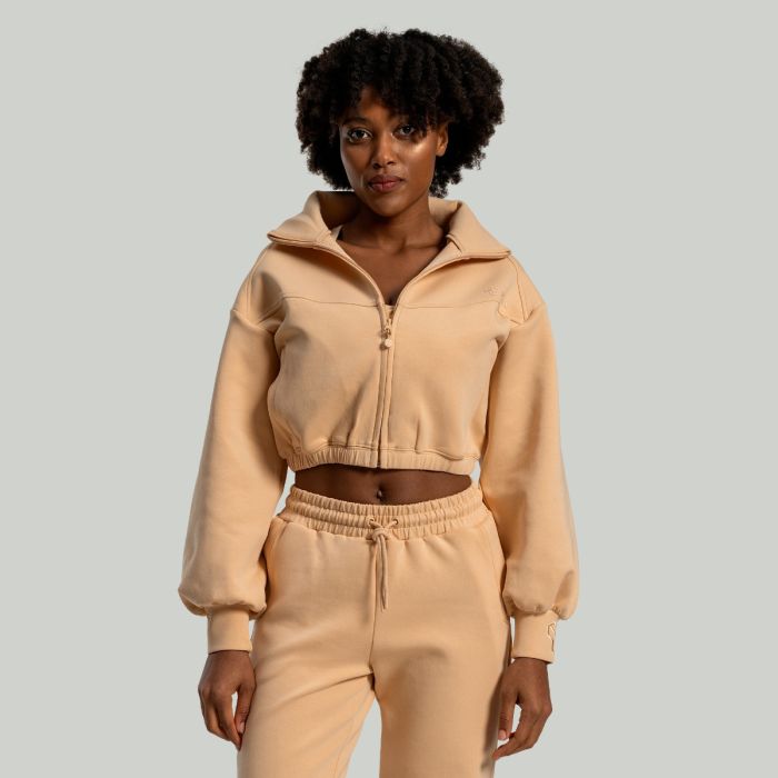 Женский свитшот на молнии Lunar Песочная - STRIX XXL