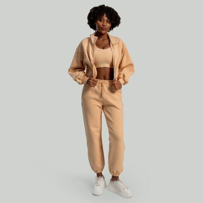 Женский свитшот на молнии Lunar Песочная - STRIX XXL