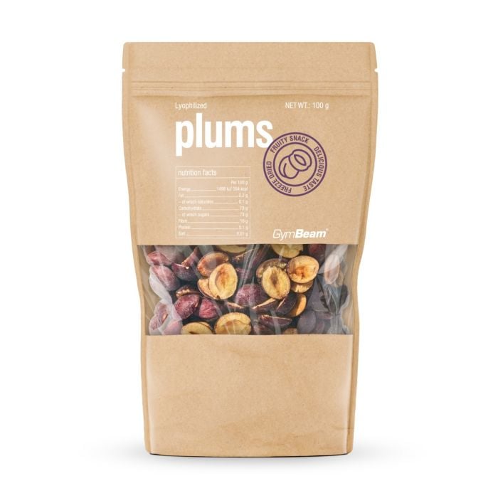 Ліофілізовані сливи  - GymBeam 100 г