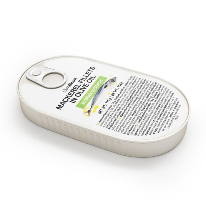 Филе скумбрии в оливковом масле - GymBeam 170 г