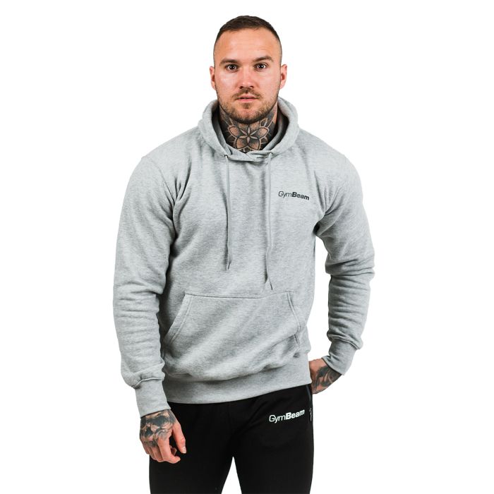 Толстовка Athlete Grey Black - GymBeam XXXL