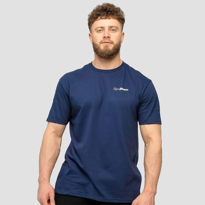 Men‘s Basic T-Shirt Navy Blue - GymBeam