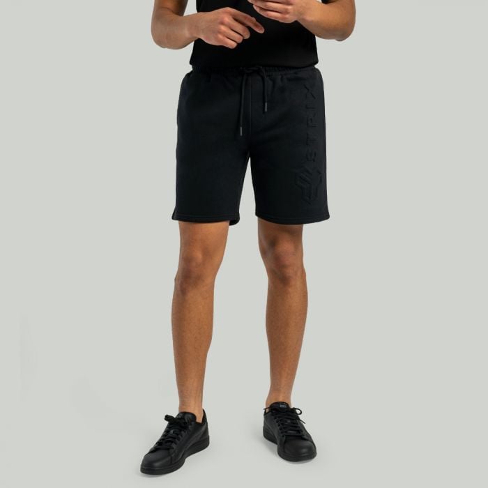 Embossed Shorts Black - STRIX