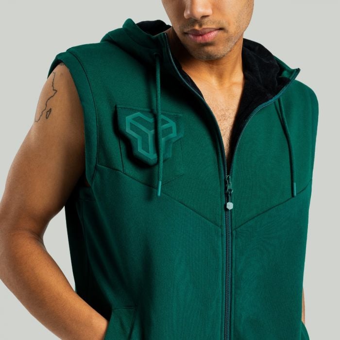 Чоловічий жилет Basic смарагдовий - STRIX XXL