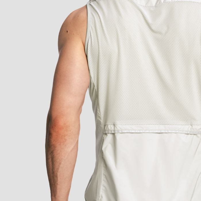 Чоловічий жилет для бігу Pulse X сірий - GymBeam XL