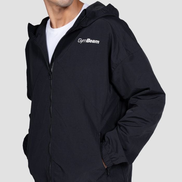 Чоловіча куртка Relay чорна - GymBeam L
