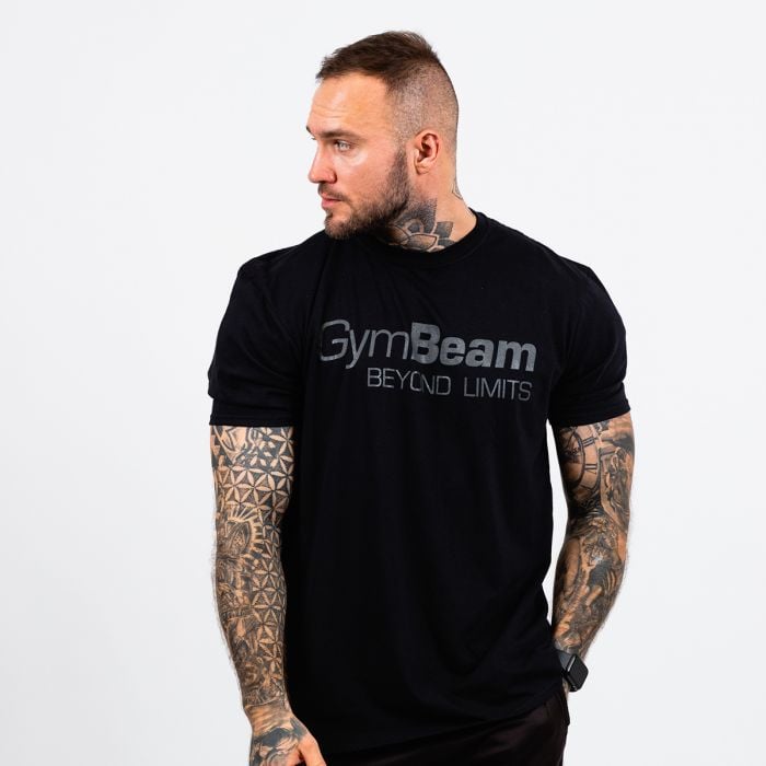 Чоловіча футболка Beyond Limits Black - GymBeam