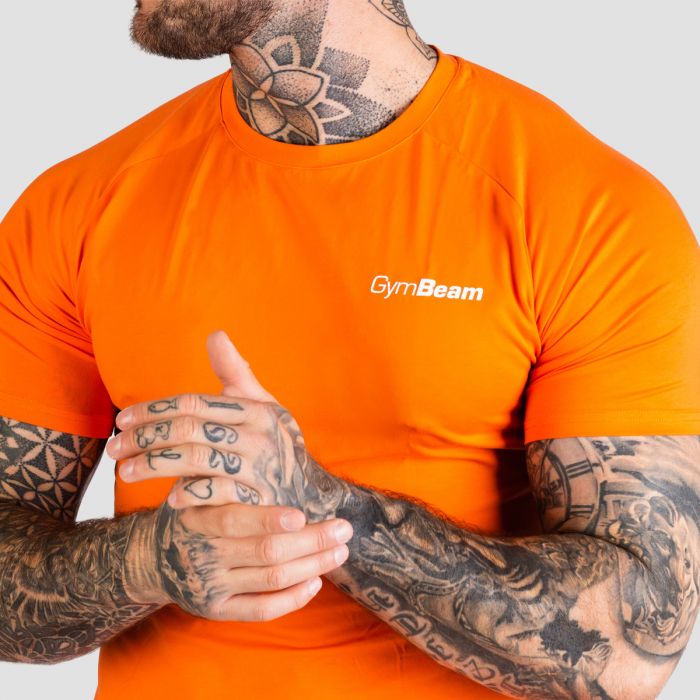 Футболка TRN Fitted Orange - GymBeam XXXL