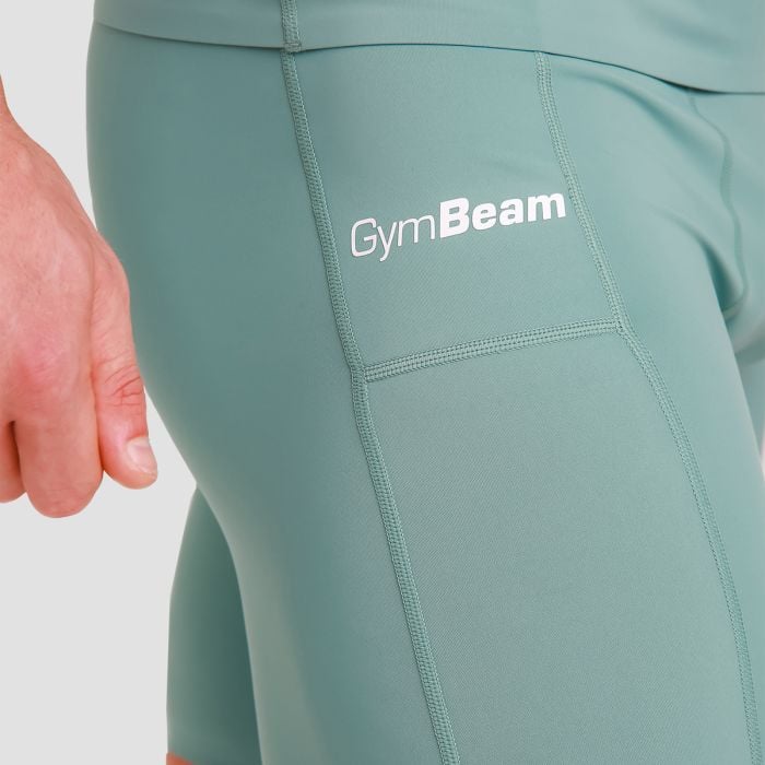 Шорты высокой компрессии голубые - GymBeam XL
