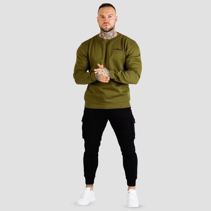 Мужская толстовка Basic Military Green - Gymbeam L