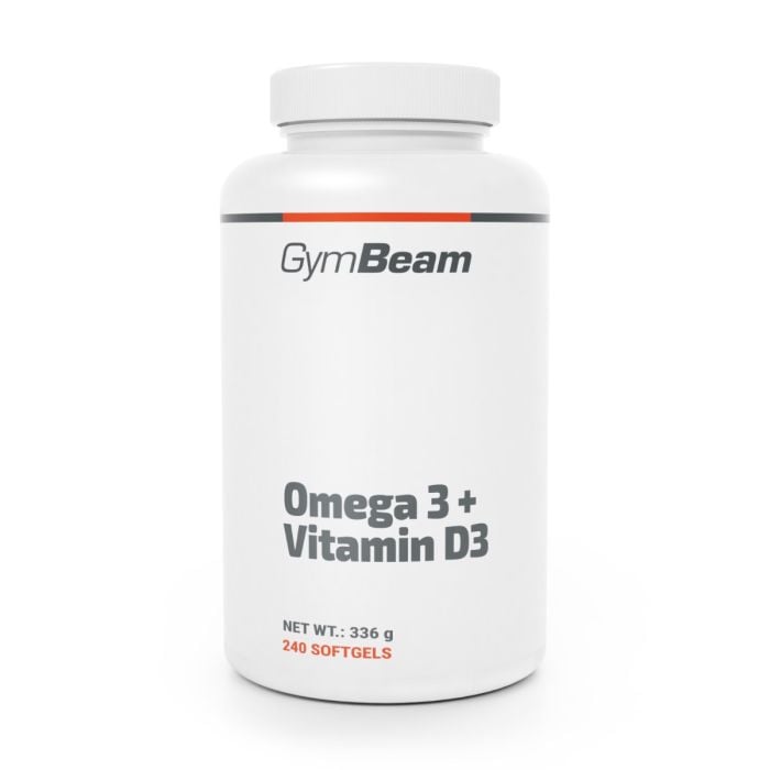 Омега 3 + вітамін D3 - GymBeam 90 капс